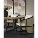 Palermo Charcoal / Stinson Cream Outdoor Dining Chair